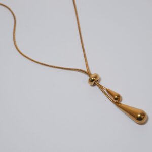 colgante gotas acero