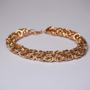 Pulsera unisex plata 925 baño de oro