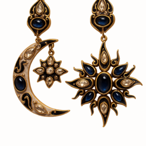 Pendientes bohemio sol y luna