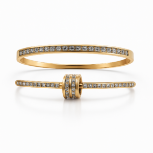 Conjunto brazaletes piedras de cristal mujer