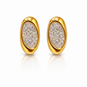 Pendientes espejo cristal