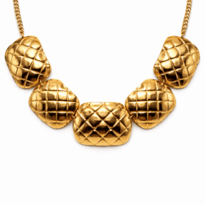 Colgangte dorado cubo