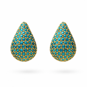 Pendientes gota con piedras